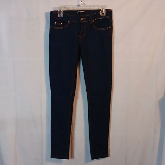Blue Night USA Stretch Denim Low Rise Skinny Jeans - Picture 1 of 9